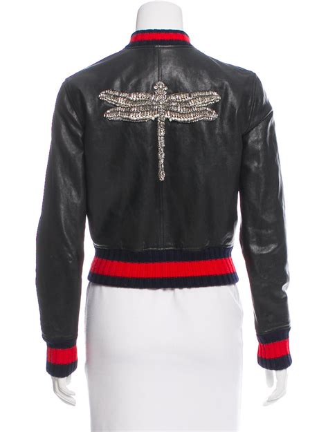 gucci men's outerwear|gucci embellished jacket.